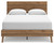 Aprilyn Light Brown Twin Bookcase Bed