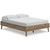 Aprilyn Light Brown Full Platform Bed