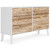 Piperton Brown / White Six Drawer Dresser Vinyl-wrapped