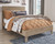 Oliah Natural 3 Pc. Dresser, Full Panel Platform Bed