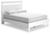 Flannia White Queen Panel Platform Bed