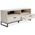 Socalle Light Natural Medium TV Stand Vinyl-wrapped