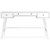 Thadamere White Home Office Desk