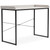 Bayflynn White/black Home Office Desk Clean-lined