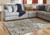 Mansville White / Black / Gray Medium Rug