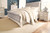 Realyn Two-tone 8 Pc. Dresser, Mirror, Chest, California King Upholstered Sleigh Bed, 2 Nightstands