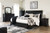 Chylanta Black 7 Pc. Dresser, Mirror, Chest, King Sleigh Bed, 2 Nightstands