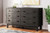 Toretto Charcoal 6 Pc. Dresser, Mirror, King Panel Bookcase Bed