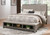 Hallanden Gray 7 Pc. Dresser, Mirror, Queen Panel Bed With Storage, 2 Nightstands