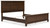 Danabrin Brown California King Panel Bed