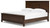 Danabrin Brown California King Panel Bed