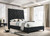 Chantilly Upholstered California King Bed Black