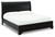 Chylanta Black King Sleigh Storage Bed