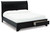 Chylanta Black King Sleigh Storage Bed