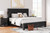 Toretto Charcoal King Panel Bookcase Bed