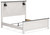 Schoenberg White King Panel Bed