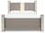 Surancha Gray King Poster Bed