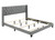 Makayla King Bed Gray