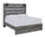 Baystorm Gray Queen Panel Bed Footboard Slat