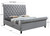 Kate Upholstered Queen Bed Gray