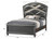 Adira Upholstered Queen Bed Gray