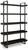 Kevmart Grayish Brown / Black Bookcase