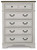 Brollyn White / Brown / Beige Five Drawer Chest