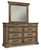 Markenburg Brown Dresser, Mirror
