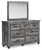 Thyven Gray Dresser, Mirror