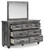 Thyven Gray Dresser, Mirror