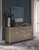 Chrestner Gray Dresser, Mirror