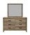 Matteo Dresser, Mirror Brown