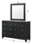 Cadence Dresser, Mirror Black