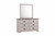 Coralee Dresser, Mirror Light Gray