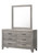 Hopkins Dresser, Mirror Gray