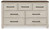 Brewgan White Dresser