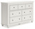 Grantoni White Seven Drawer Dresser