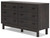 Toretto Charcoal Six Drawer Dresser