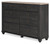 Nanforth Two-tone Six Drawer Dresser