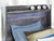 Baystorm Gray Full Panel Bed With 2 Storage Drawers