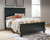 Lanolee Black Full Panel Bed