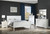 Louis Philip Full Bed White