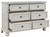 Robbinsdale Antique White Dresser 6 Drawers