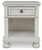 Robbinsdale Antique White One Drawer Night Stand
