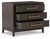 Burkhaus Brown Three Drawer Night Stand