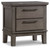 Hallanden Gray Two Drawer Night Stand