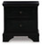 Chylanta Black Two Drawer Night Stand