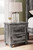 Thyven Gray Two Drawer Night Stand