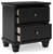 Lanolee Black Two Drawer Nightstand