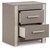 Surancha Gray Two Drawer Night Stand
